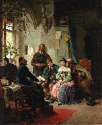 Peter Baumgartner The marriage instructions France oil painting artist